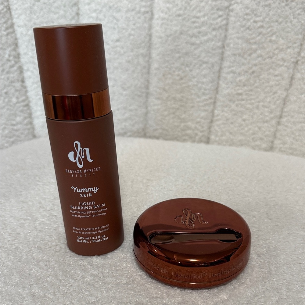 Danessa Myricks Beauty Liquid Blurring Balm and setting spray